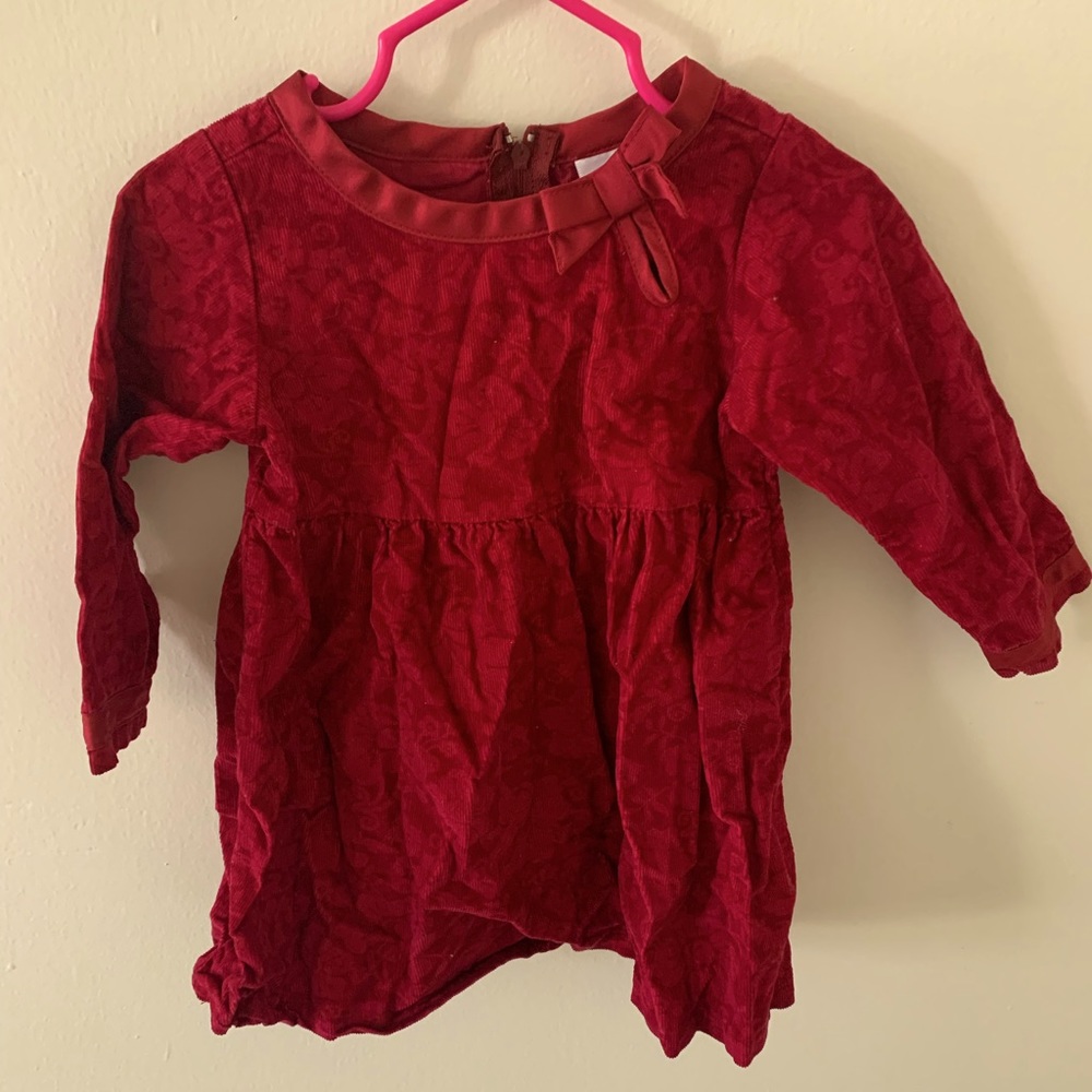 Old navy size 12-18 mos red dress
